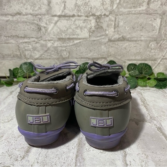 JBU Weather Ready Ankle Boots Gray and Purple Tie Up Women’s 6.5 M - Picture 5 of 9